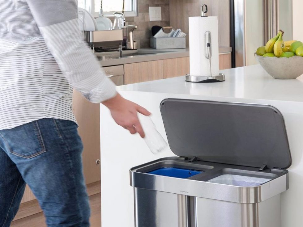 for-the-kitchen-a-dual-compartment-trash-can-for-regular-trash-and-recyclables